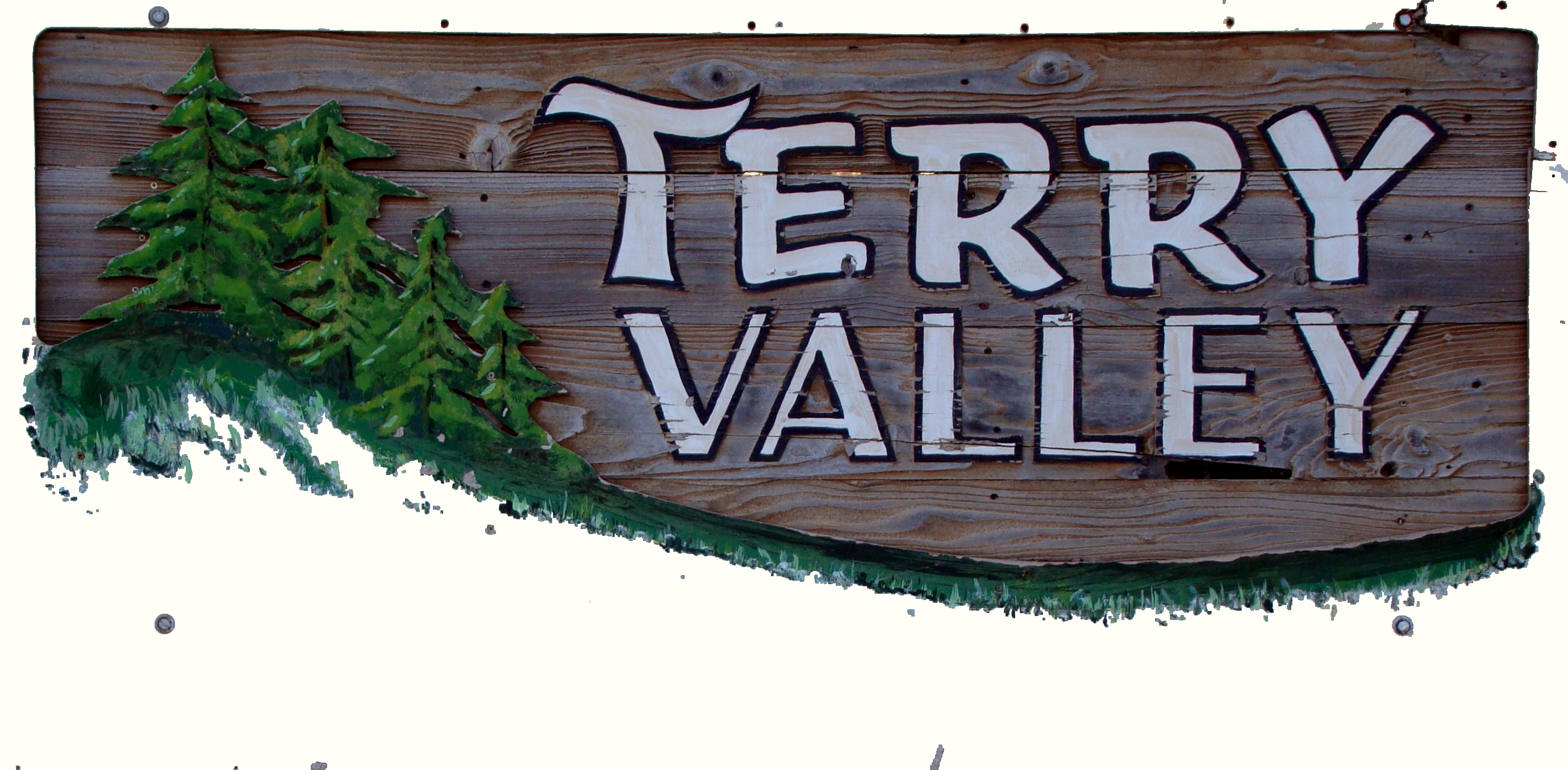 Terry Valley Development entrance sign